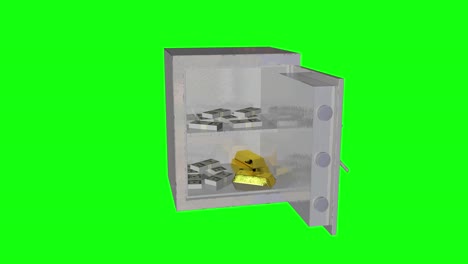 8-animations-safe-box-green-screen